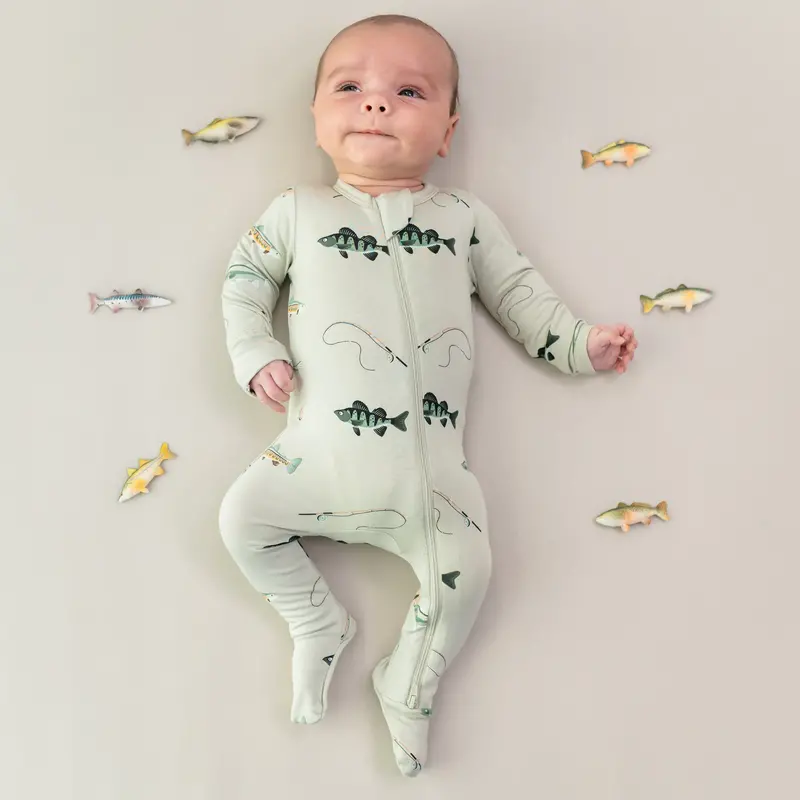 Zippered Footie In Fishing 3