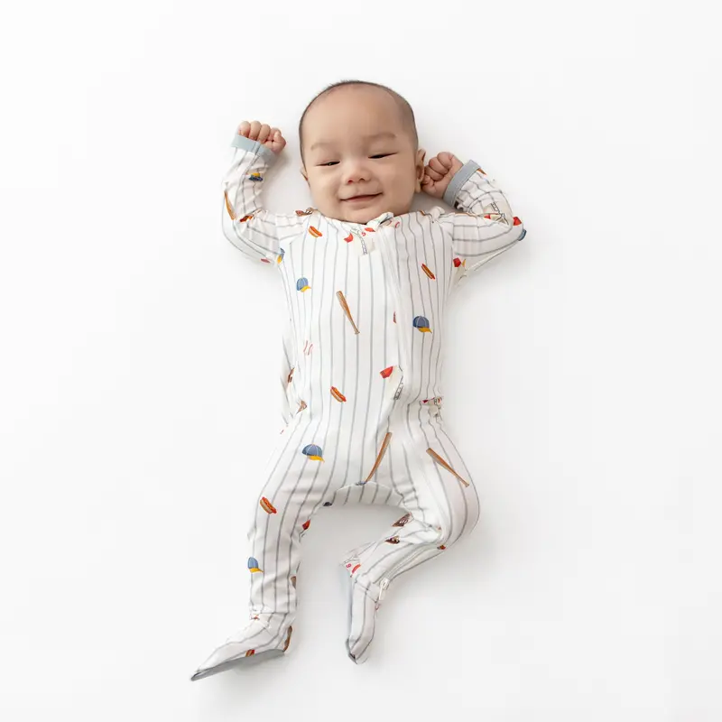Zippered Footie In Home Run 1
