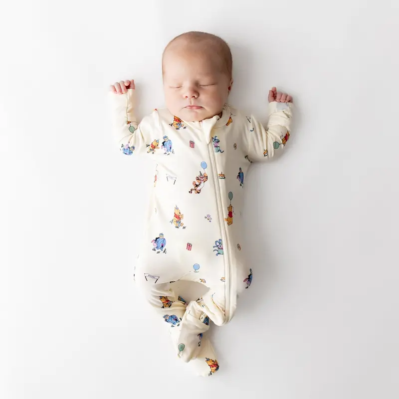Zippered Footie In Winnie The Pooh Celebration 1