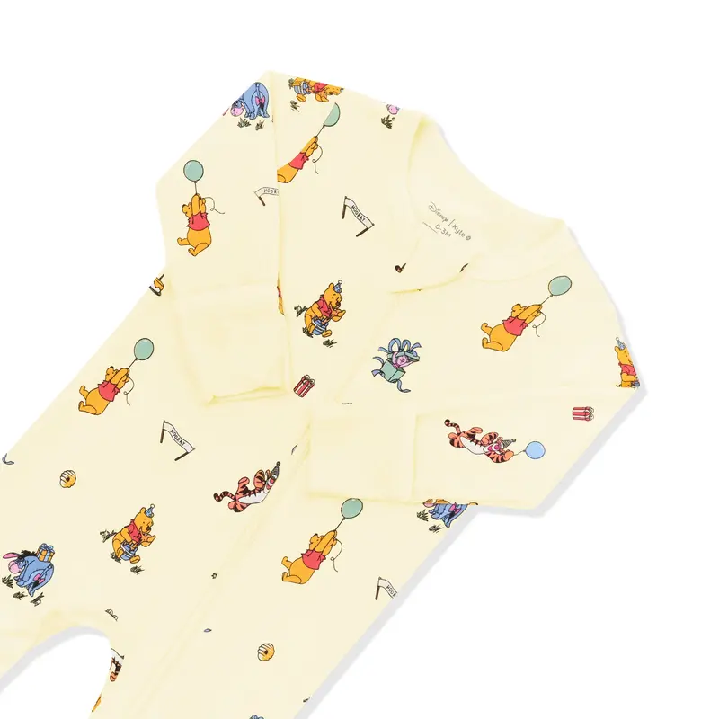 Zippered Footie In Winnie The Pooh Celebration 6