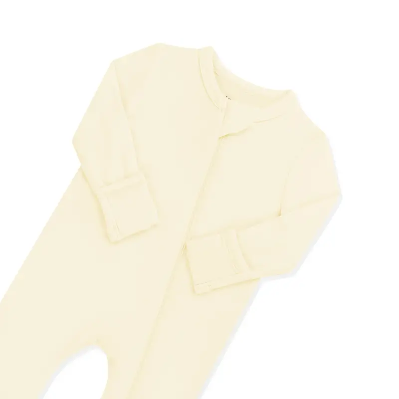 Zippered Romper In Chamomile 4