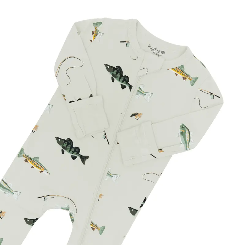 Zippered Romper In Fishing 4