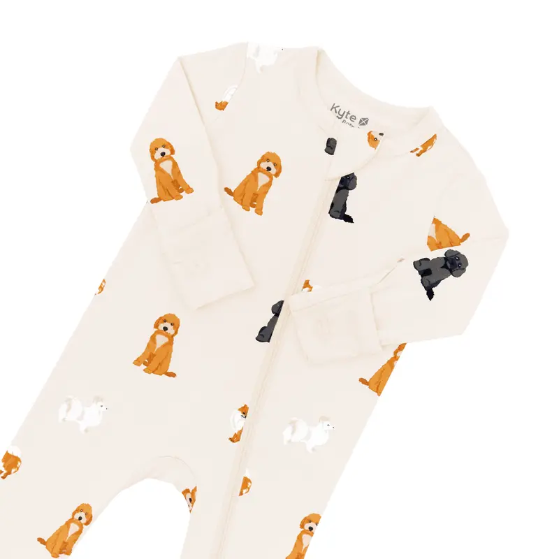 Zippered Romper In Fluffy Dog 4