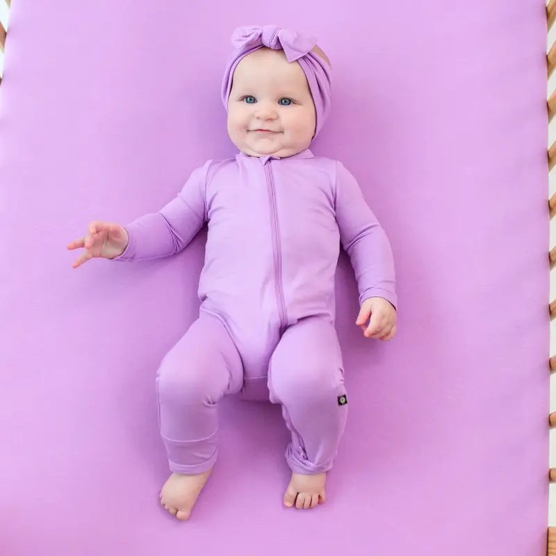 Zippered Romper In Poi 1