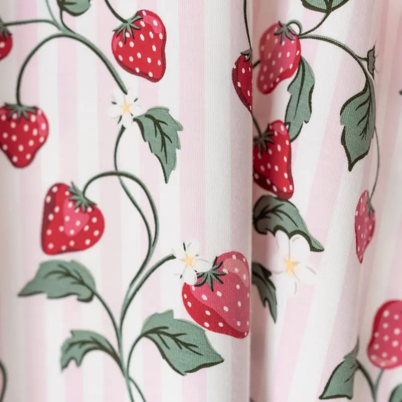 Zippered Romper In Strawberry Fields 6