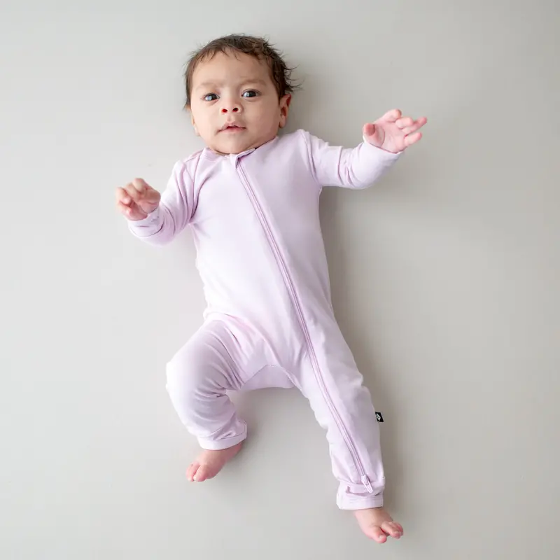 Zippered Romper In Thistle 1
