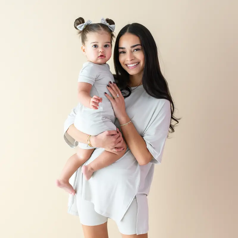 Zippered Shortall Romper In Oat 4
