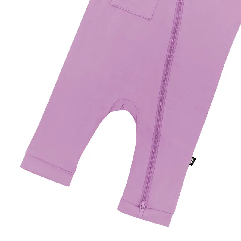 Zippered Sleeveless Romper In Poi 5