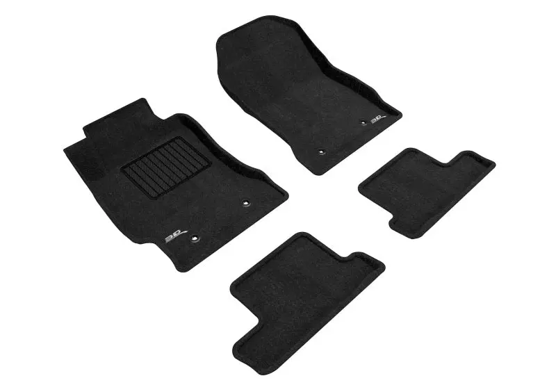 3D Maxpider Elegant Floor Mat Set – Black Custom Fit For 2013–2020 Subaru Brz (1St & 2Nd Gen) 1