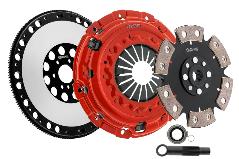 Action Clutch Stage 6 Clutch Kit With Lightened Flywheel For 2000 Bmw 323Ci (2.5L, Rwd, 2-Door) 1