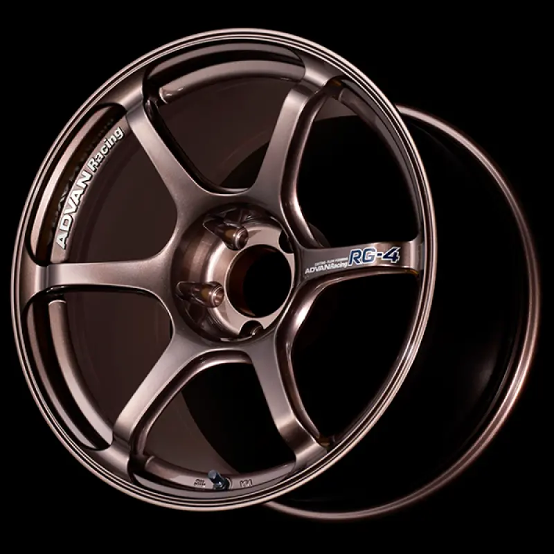 Advan Rg-4 Racing Wheel – 17X7.5 Inches, +38 Offset, 4X100 Pcd, 63Mm Center Bore, Copper Bronze Finish 1