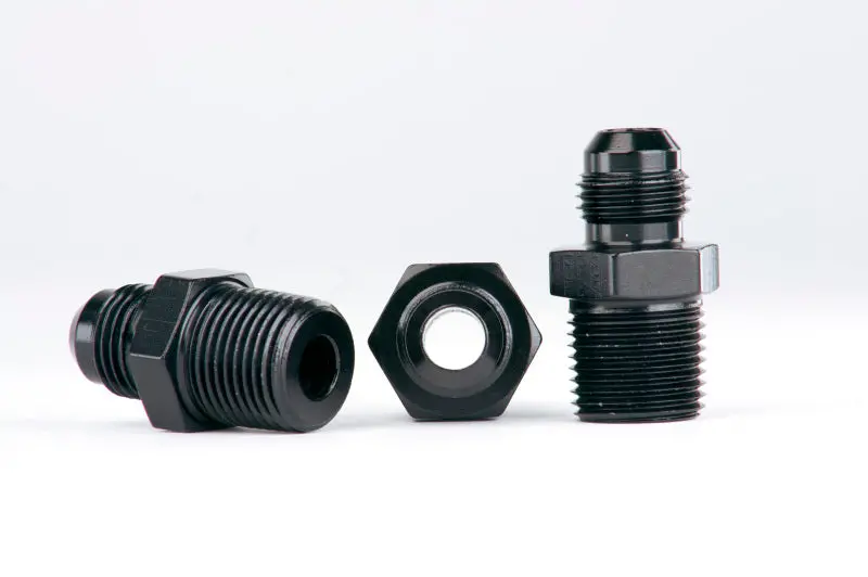 Aeromotive Carburetor Regulator Fitting Kit – Includes Three 3/8In Npt To An-06 Adapters 1