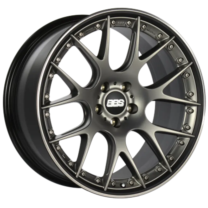 Bbs Ch-Rii Forged Alloy Wheel – 20X11.5, 5X130, Et47, 71.6Mm Center Bore, Satin Platinum Face With Black Lip 1