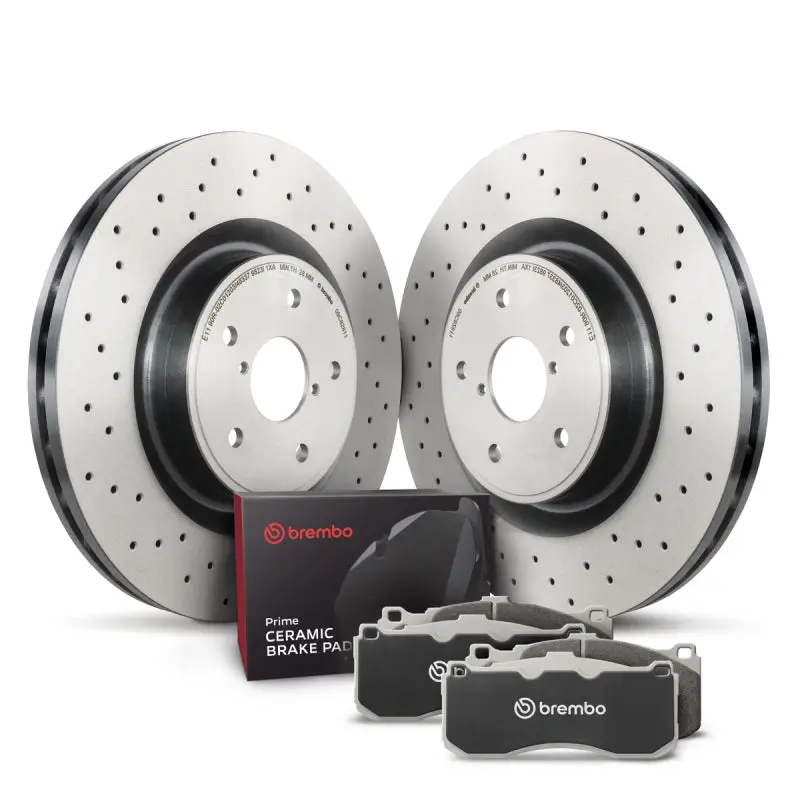 Brembo Front Oem-Style Disc Brake Kit For Enhanced Stopping Power 1