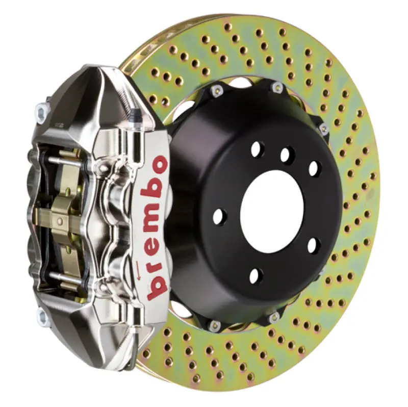 Brembo Rear Big Brake Kit For Nissan Skyline Gtr (R32/R33/R34) – 345X28Mm Drilled Rotors, Nickel-Plated 1