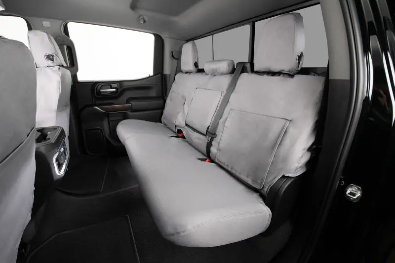 Covercraft Custom-Fit Polycotton Seat Covers For 2000–2002 Chevrolet Second Row – Gray Finish 1