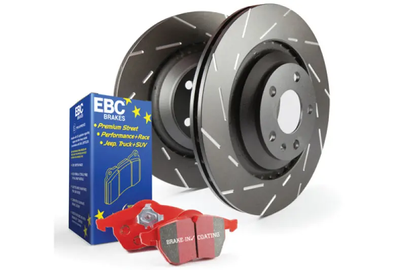 Ebc S4 Performance Brake Kit – Redstuff Pads And Usr Drilled/Slotted Rotors 1