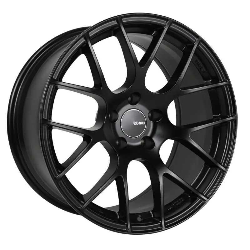 Enkei Raijin Matte Black Forged Wheel – 18X9.5In, 5X112Mm, +35Mm Offset, 72.6Mm Center Bore 1