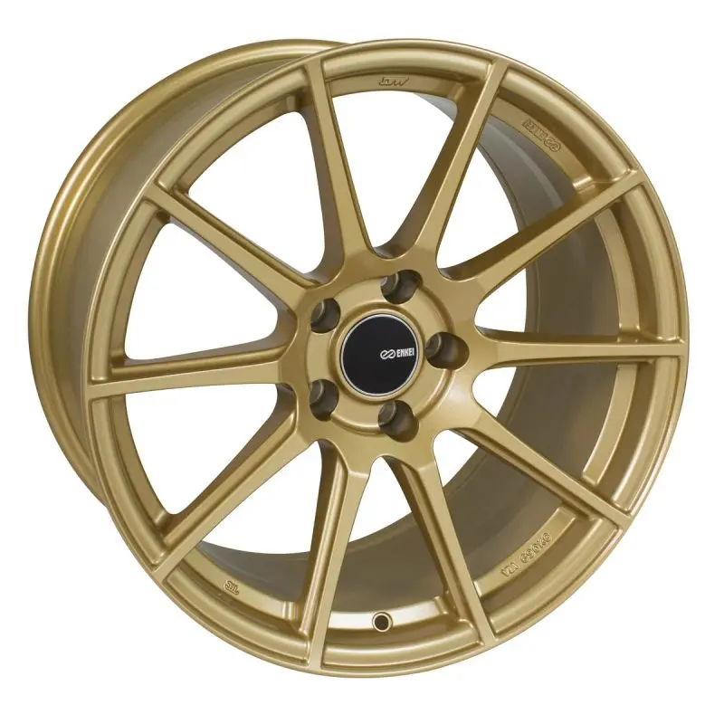 Enkei Ts10 18X8.5 Inch Wheel – 5X114.3 Bolt Pattern, 50Mm Offset, 72.6Mm Bore, Gold Finish 1