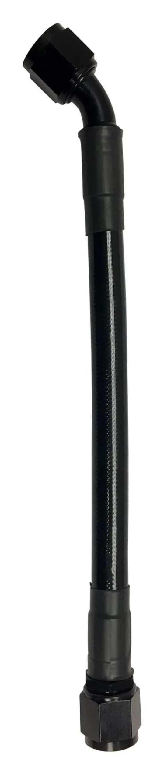 Fragola -6 An Extended Black Ptfe Hose Assembly – Straight-To-45° Elbow, 60" Length 1