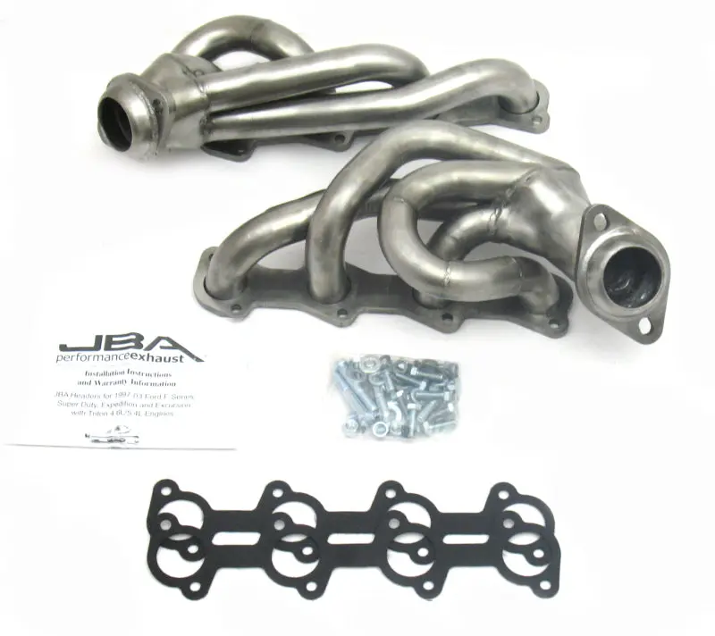 Jba Cat4Ward Headers For 1997–2003 Ford F-150 5.4L 2V – 1.5" Primary Tubes, Raw 409 Stainless Steel 1