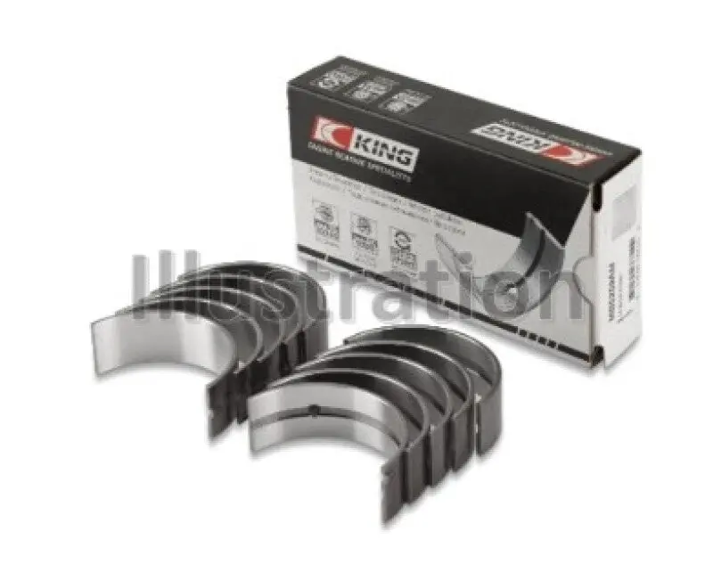 King Engine Bearings Main Bearing Set For Toyota 3K/4K Engines – Oversize +0.25Mm 1