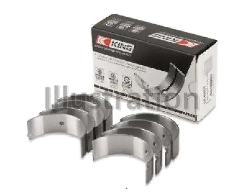 King Engine Bearings Rod Bearing Set – +0.50Mm Oversize For Honda D16 Series (1590Cc) 1