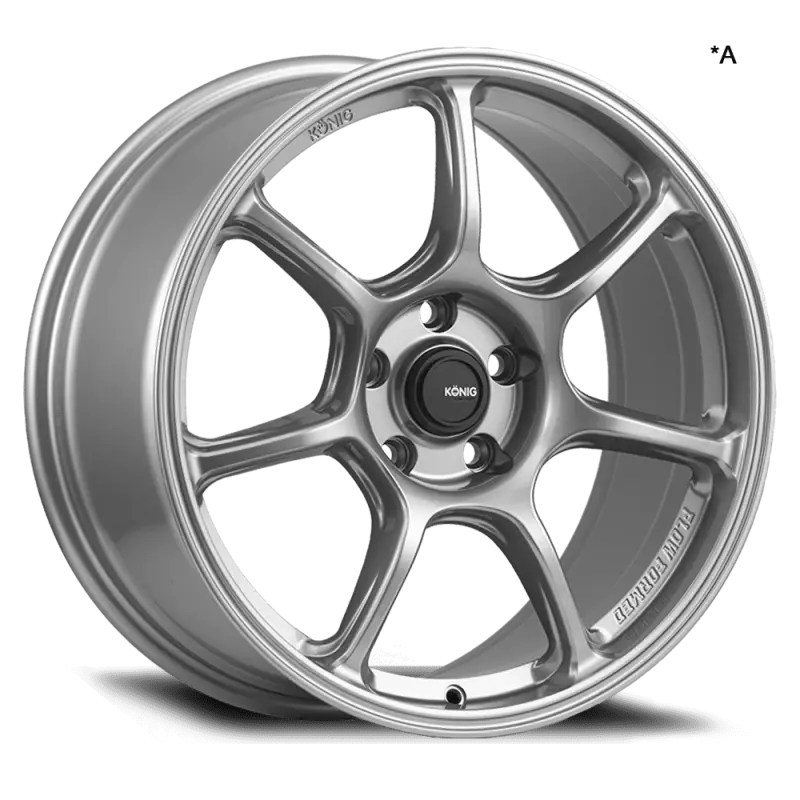 Konig Ultragram 17X8 5X114.3 Et40 Titanium Metallic Knurled Bead 1