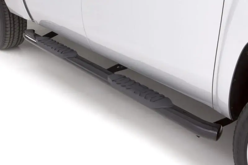 Lund Black Oval Curved Steel Nerf Bars For 2015–2018 Ford F-150 Regular Cab (4" Width) 1
