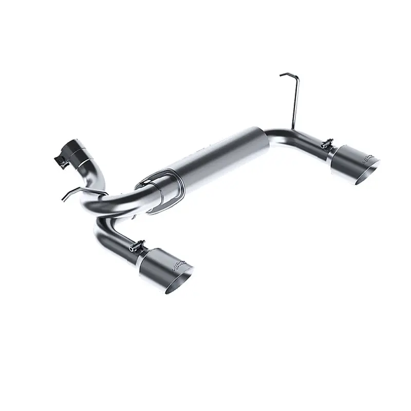 Mbrp Axle-Back Dual-Exit Exhaust System For 2007–2014 Jeep Wrangler/Rubicon (3.6L/3.8L V6) – T409 Stainless Steel 1