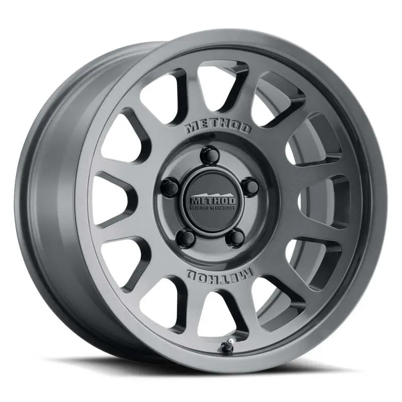 Method Mr703 Gloss Titanium Wheel – 17X9", -12Mm Offset, 108Mm Bore, 5X5.5" Bolt Pattern, 4.8" Backspace 1