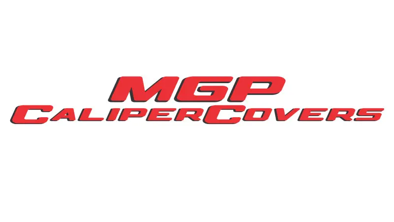 Mgp Engraved Caliper Covers – Red Finish With Silver Ram Logo For 2019 Ram 1500 2