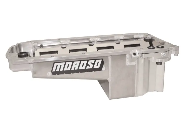 Moroso Aluminum Wet Sump Oil Pan – 7-Quart Capacity, Baffled Design For Gm Lt/Copo Camaro Drag Applications 1