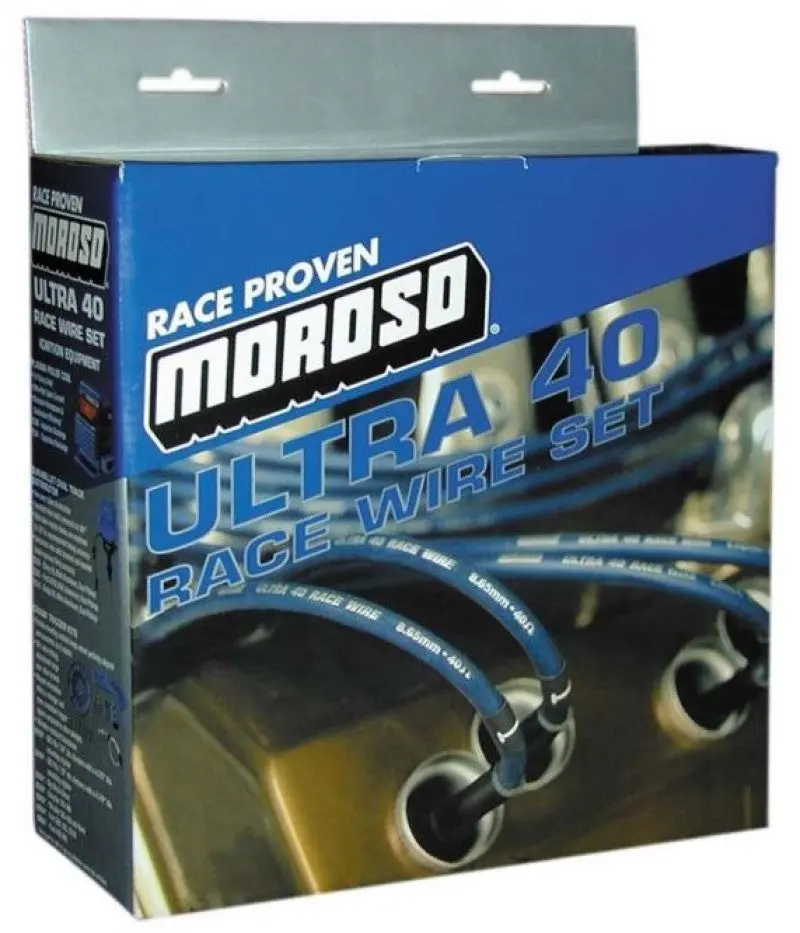 Moroso Ultra 40 Ignition Wire Set For Gm Ls Engines – Unsleeved, Coil-On-Plug, 8-Inch Length, Red 1