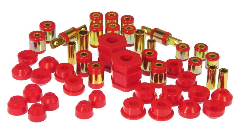 Prothane Total Suspension Bushing Kit – Honda Cr-V (1997–2001), Red Polyurethane Components 1