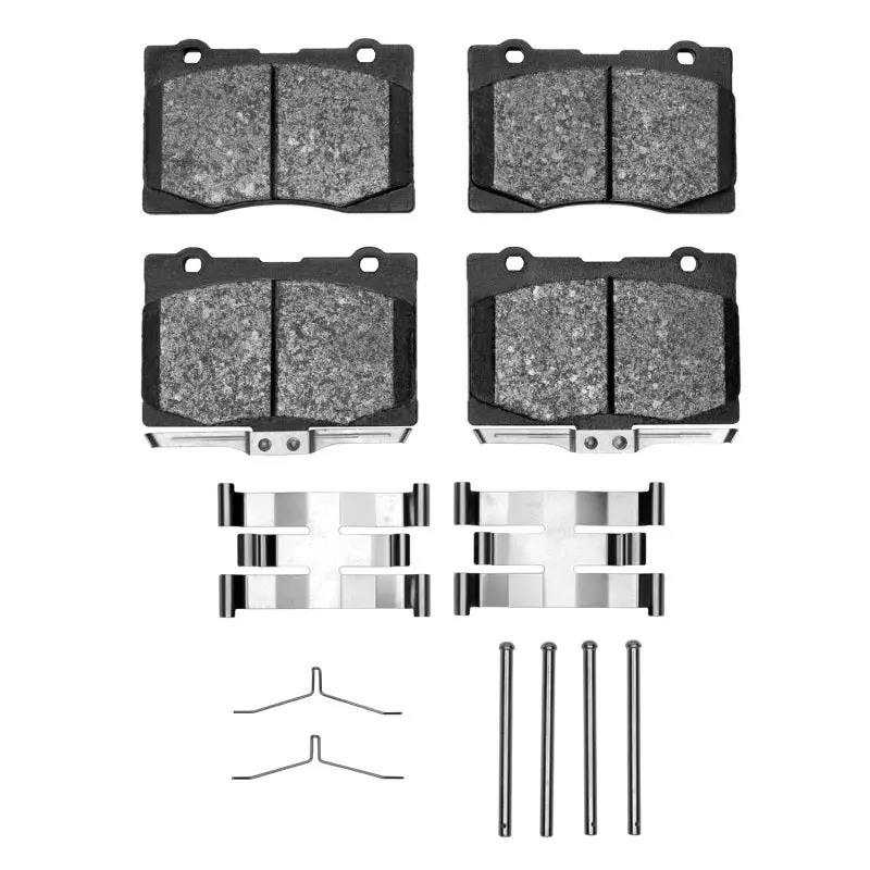 R1 2005-2012 Acura Rl Front R1 Semi Met Pads & Hardware Kit 1