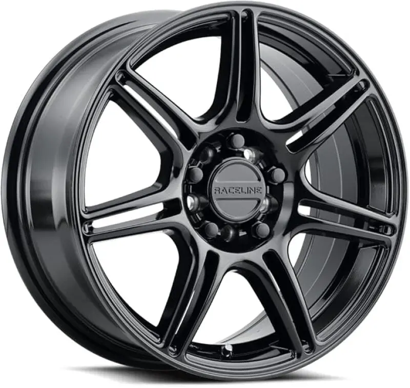 Raceline Apex 16X7 Gloss Black Wheel – Dual Fit: 5X100 & 5X114.3, 40Mm Offset, 72.62Mm Center Bore 1