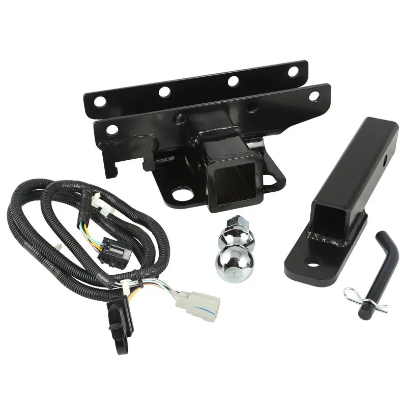 Rugged Ridge Adjustable Hitch Kit With 1-7/8" Ball Mount For Light-Duty Towing 1
