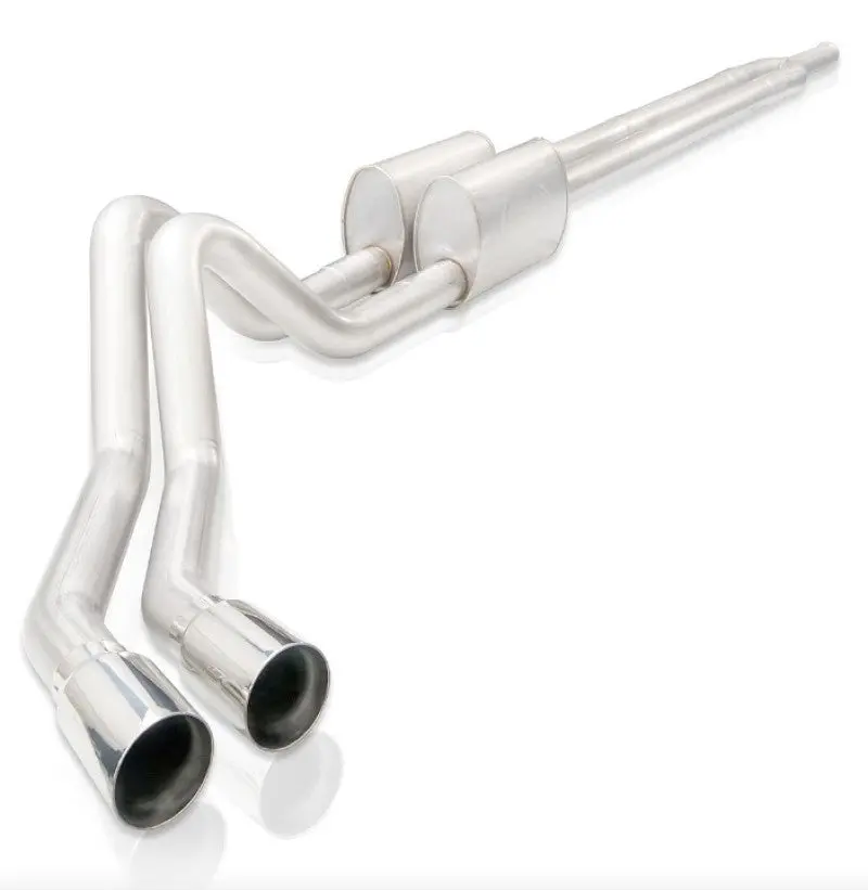 Stainless Works Redline Cat-Back Exhaust System For 2019+ Chevrolet Silverado 5.3L – 3-Inch Dual Polished Tips 1