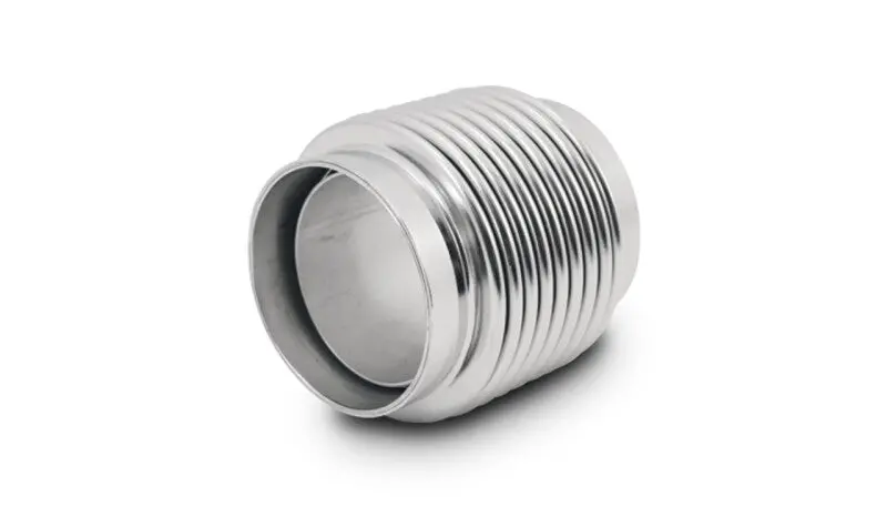 Vibrant Motorsport Bellows – 2.02" Id × 3.25" Length, 321 Stainless Steel, Electropolished With Neck & Liner 1