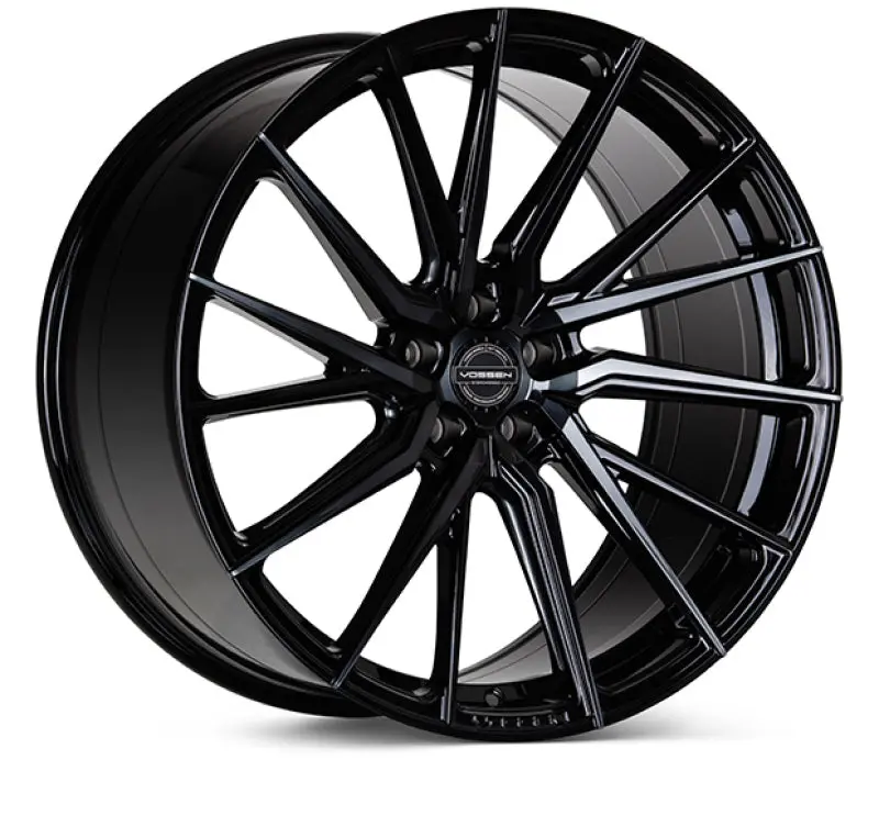 Vossen Hf-4T 22X10.5 / 5X120 / Et38 / Deep Face / 72.56 - Double Tinted - Gloss Black - Right Wheel 1