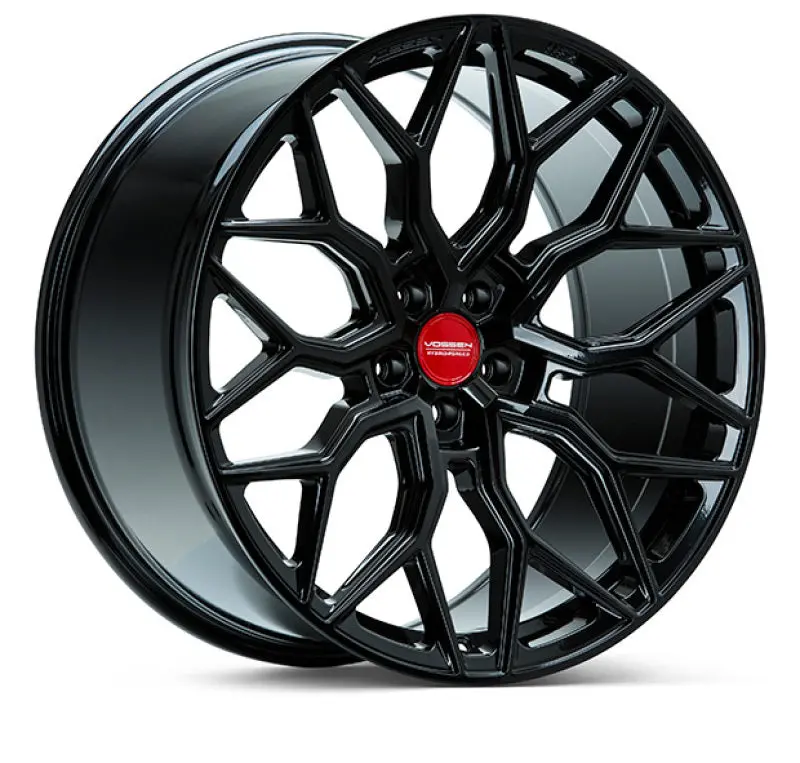 Vossen Hf2 Forged Wheel – 21X10.5", Et25 Offset, 5X112 Pcd, 66.56Mm Center Bore, Gloss Black Deep Concave 1