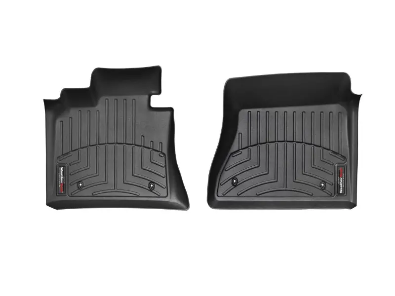 Weathertech 14+ Ford F-250/350/450/550 Supercrew W/ Lhs Footrest Front Floorliner - Black 1
