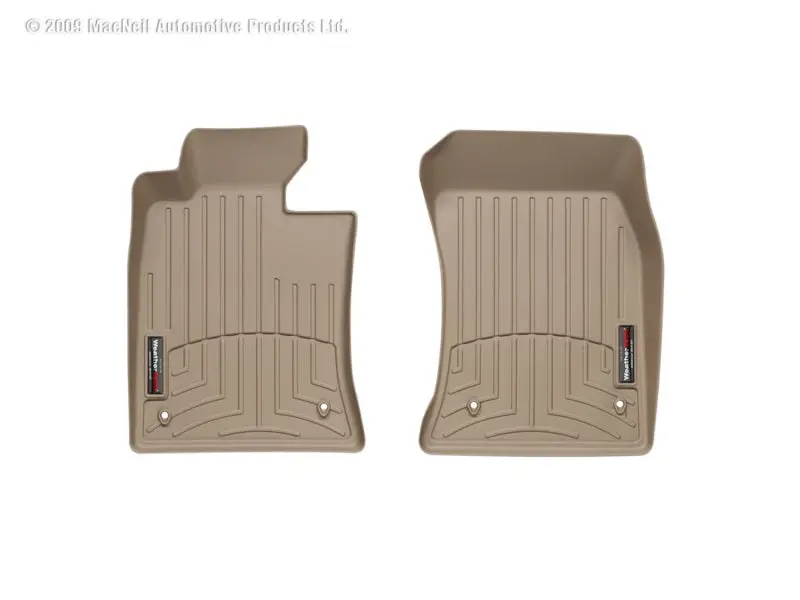 Weathertech Front Floorliners For 2007+ Mini Convertible – Tan Color 1