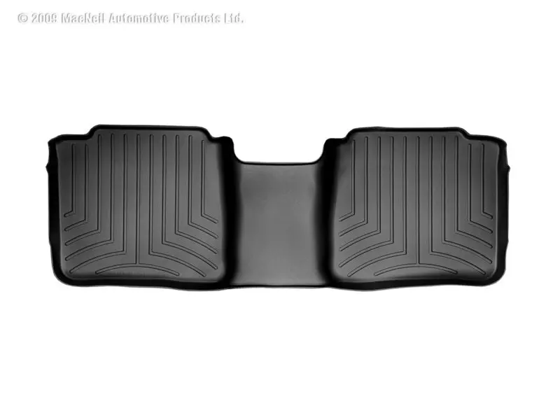 Weathertech Rear Floor Liners For 2007–2011 Toyota Camry Sedan – Black Trim Fit 1