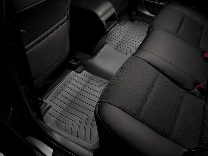 Weathertech Rear Floor Liners For 2007–2011 Toyota Camry Sedan – Black Trim Fit 2