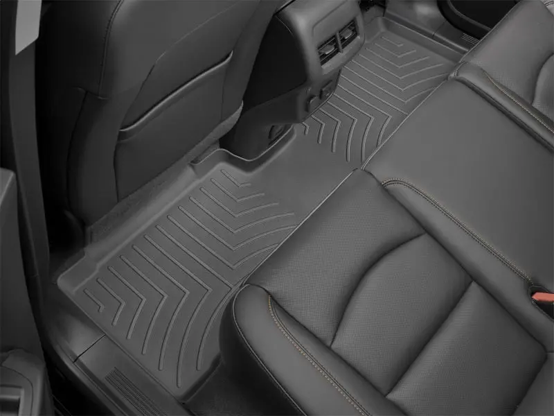 Weathertech Rear Floorliner For 2021+ Genesis Gv80 – Precision Molded, Heavy-Duty Black Liner 1