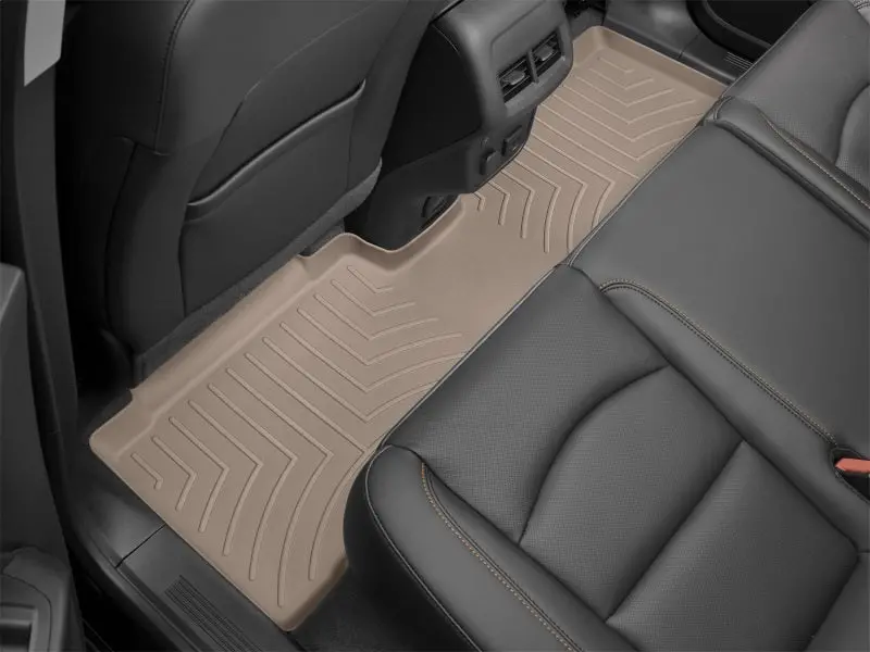 Weathertech Rear Floorliner In Tan For 2017+ Mercedes-Benz E-Class Sedan 1