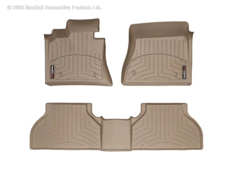 Weathertech Rear Floorliner – Tan All-Weather Interior Protection 1