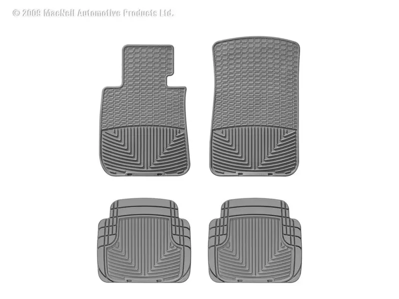 Weathertech Rear Rubber Floor Mats – Gray 1